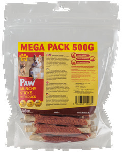 Paw Munchy Sticks duck 500 g