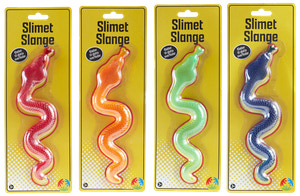 Slimet slange -  assorterede farver