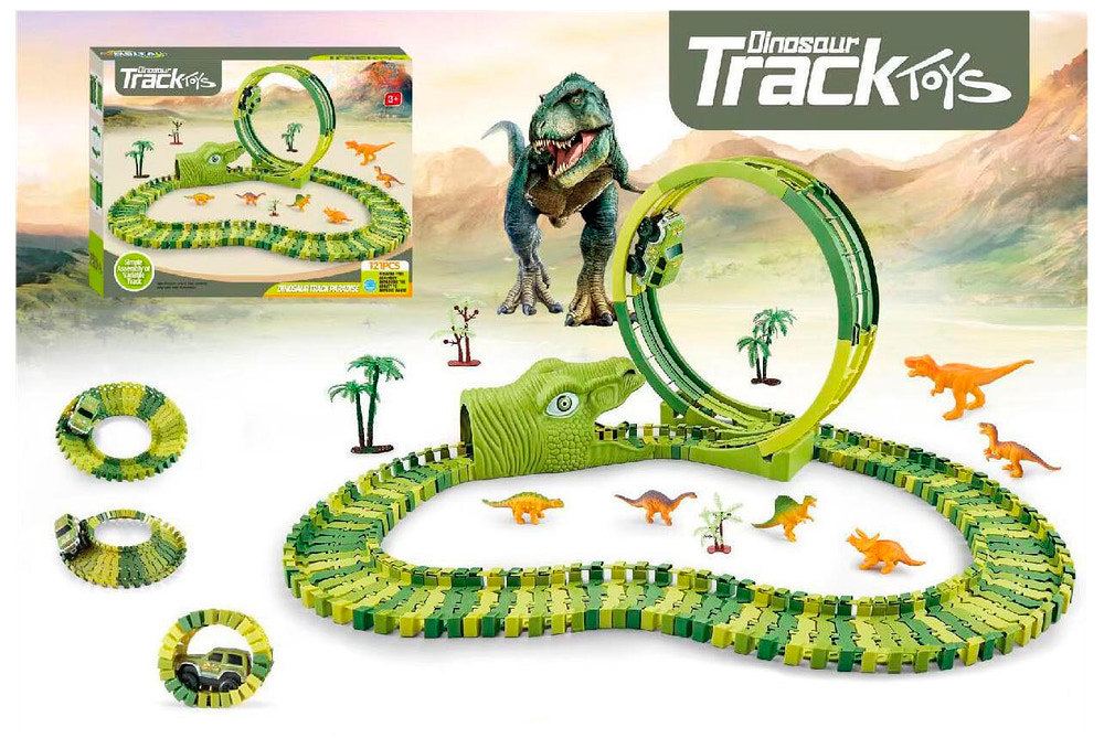 Speed dinotrack 121 delar