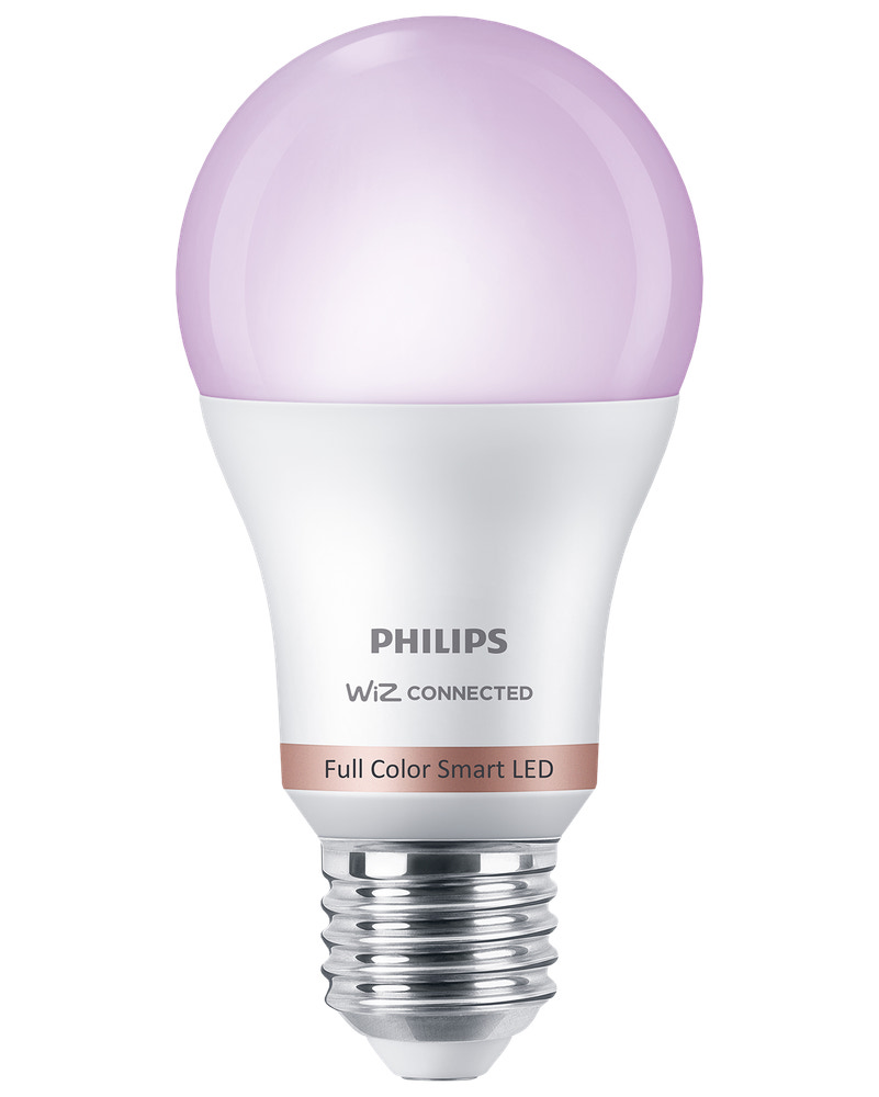 PHILIPS Smart LED-pære 8W E27 A60 - Full Color