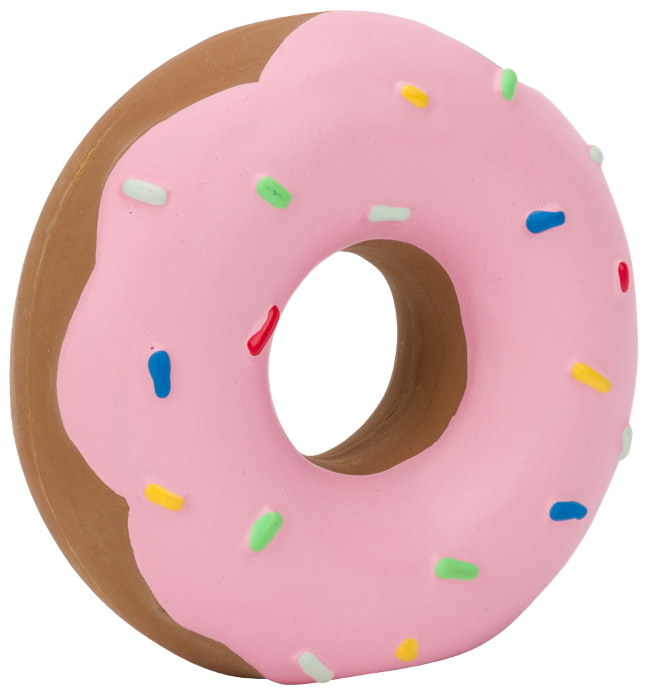 DanPet Hundelegetøj donut latex Ø9 cm