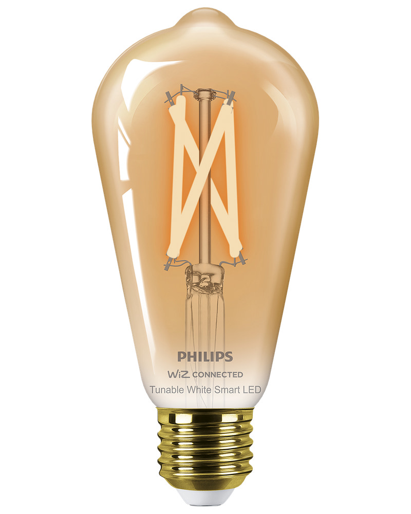 PHILIPS Smart LED-pære 7W E27 ST64 - WarmToCool