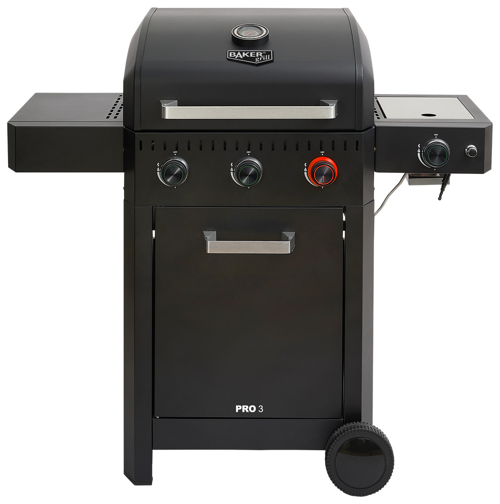 BAKERgrill Gasolgrill Pro 3+1