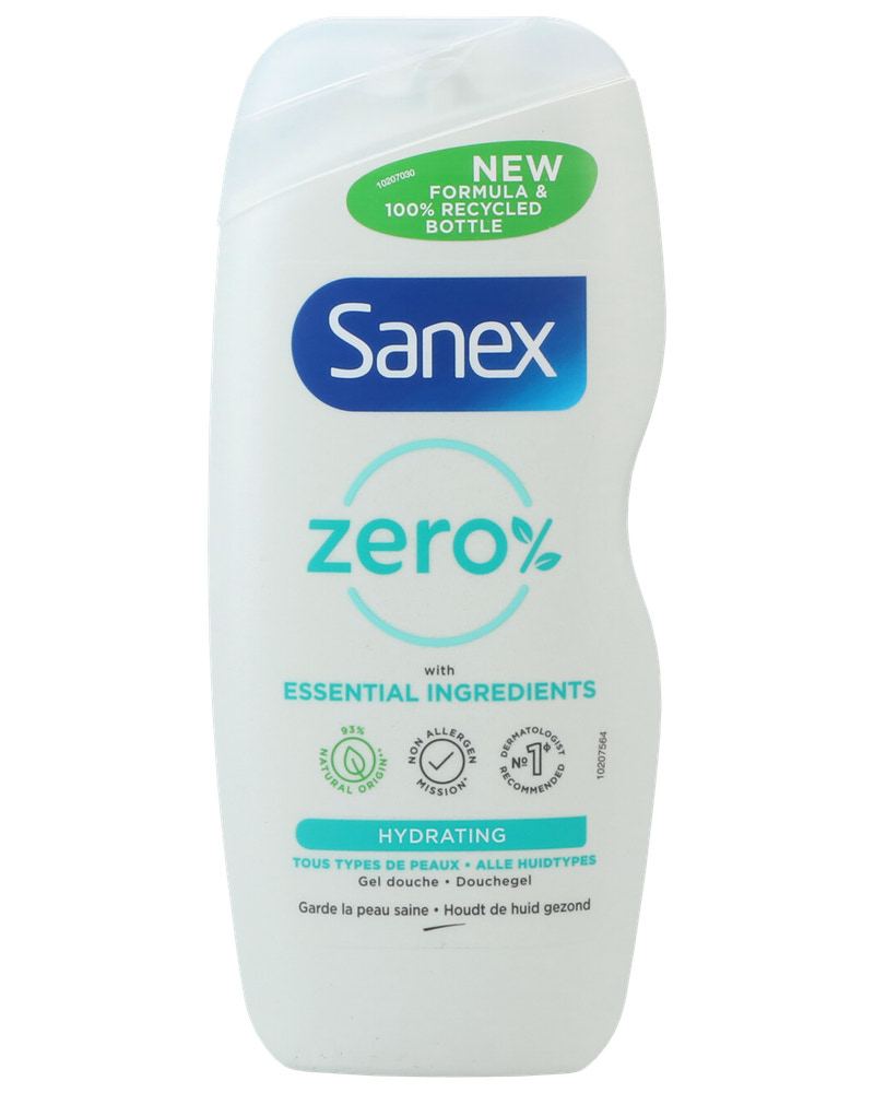 Sanex Zero% Showergel 250 ml - hydrating