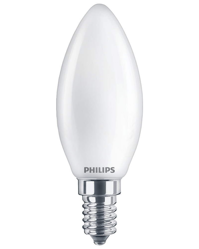 PHILIPS LED-pære 2,2W E14 B35 2-pak