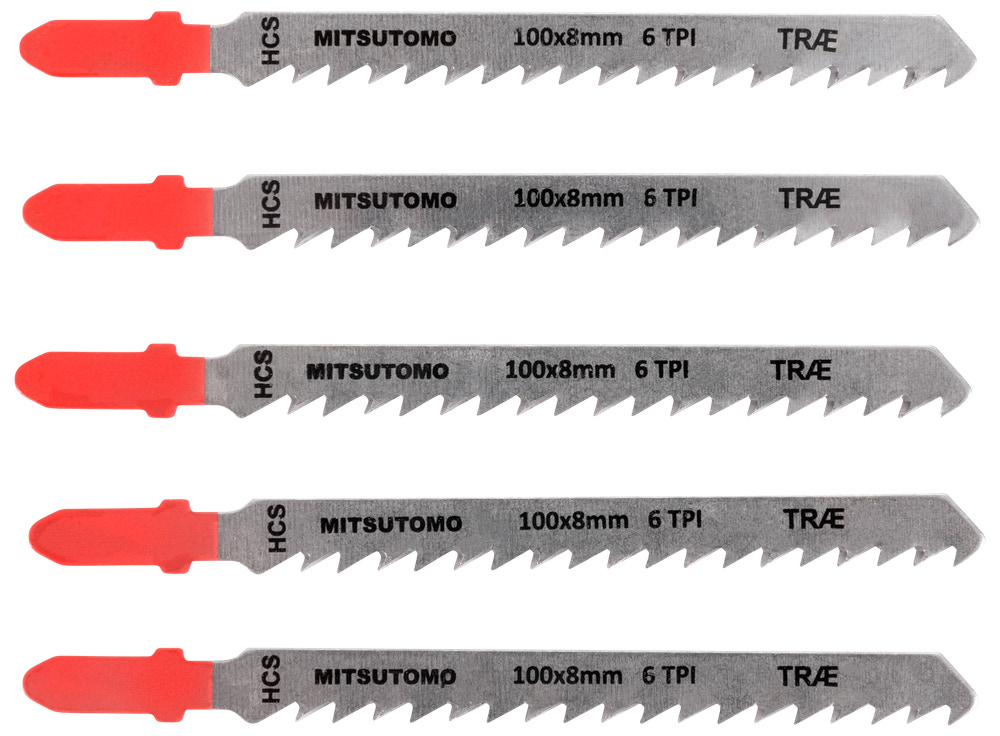 Mitsutomo Stiksavsklinger Træ 6T 5 stk.