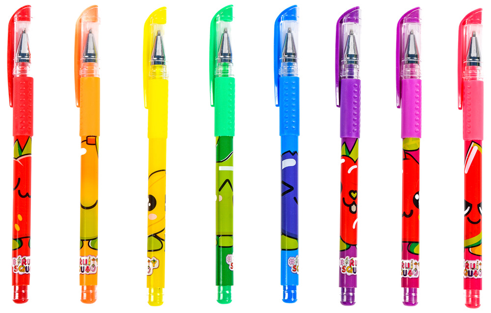 Fruity Squad Gelpen med duft 8 stk.