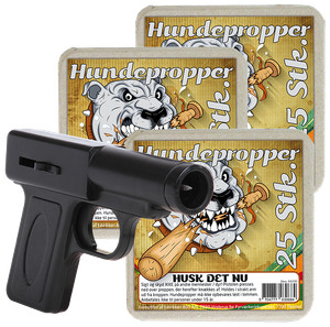 Hundeprop 3-pak med pistol